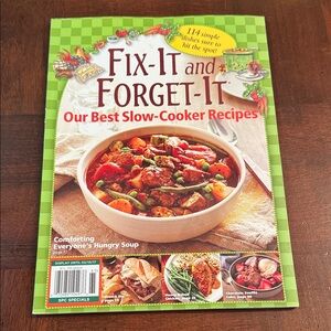 Fix it and Forget it Cookbook Softcover Our Best Slow Cooker Recipes